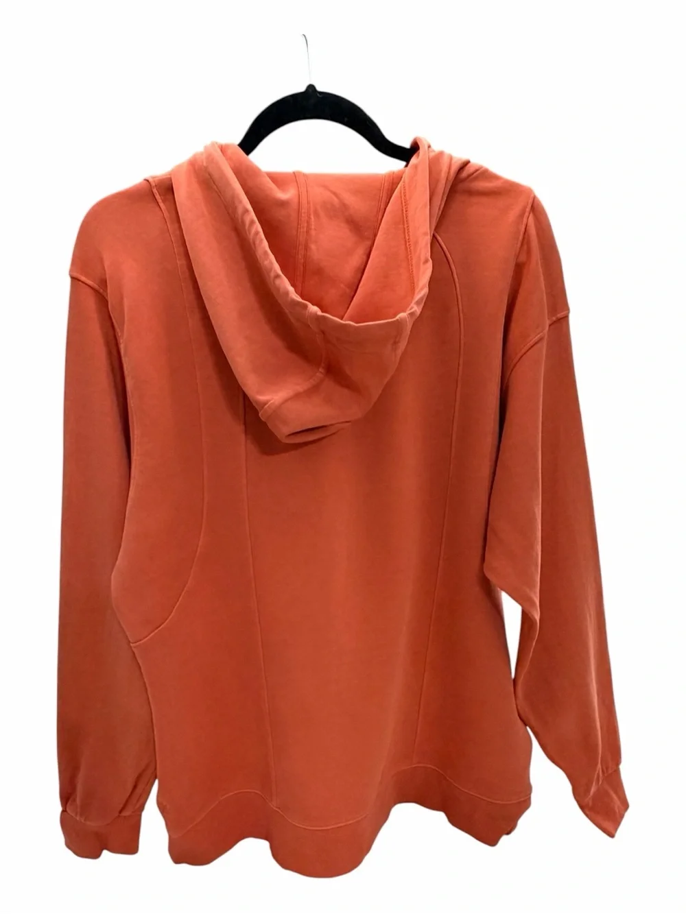Athleta Sundown Alliance Pullover Hoodie Acapulco Orange Women’s Small